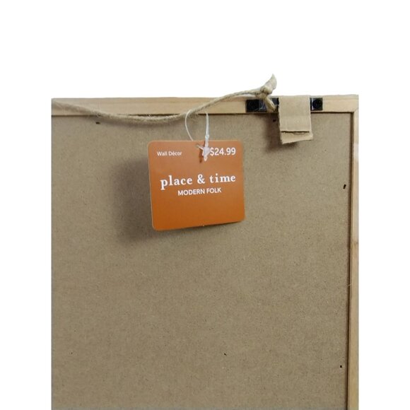 Place and Time There is No Place Like Fall 12 x 12 inch Wooden Sign (New) - Picture 3 of 4